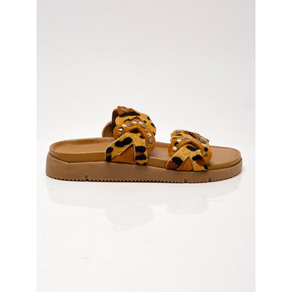 🆕 FREE PEOPLE Leo Sandal / Leopard - Picture 3 of 7